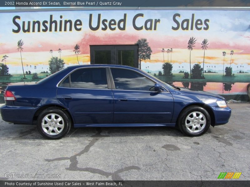 Eternal Blue Pearl / Quartz Gray 2002 Honda Accord EX Sedan