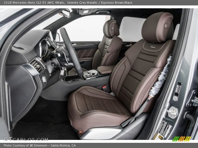  2018 GLS 63 AMG 4Matic Espresso Brown/Black Interior