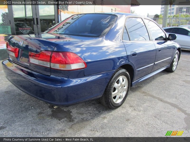 Eternal Blue Pearl / Quartz Gray 2002 Honda Accord EX Sedan