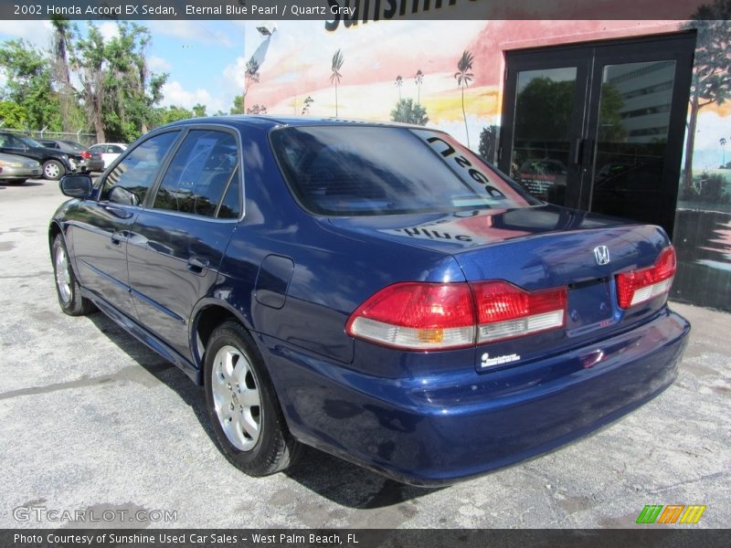 Eternal Blue Pearl / Quartz Gray 2002 Honda Accord EX Sedan