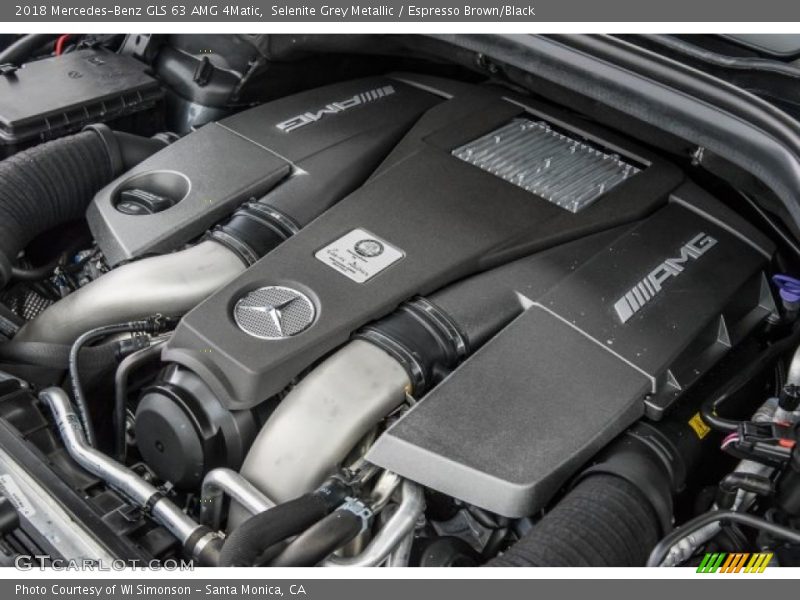  2018 GLS 63 AMG 4Matic Engine - 5.5 Liter AMG biturbo DOHC 32-Valve VVT V8