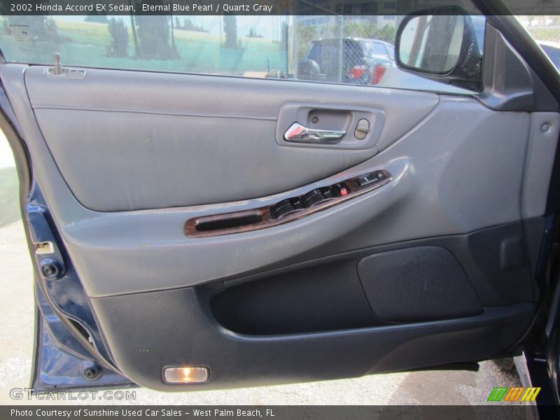 Eternal Blue Pearl / Quartz Gray 2002 Honda Accord EX Sedan