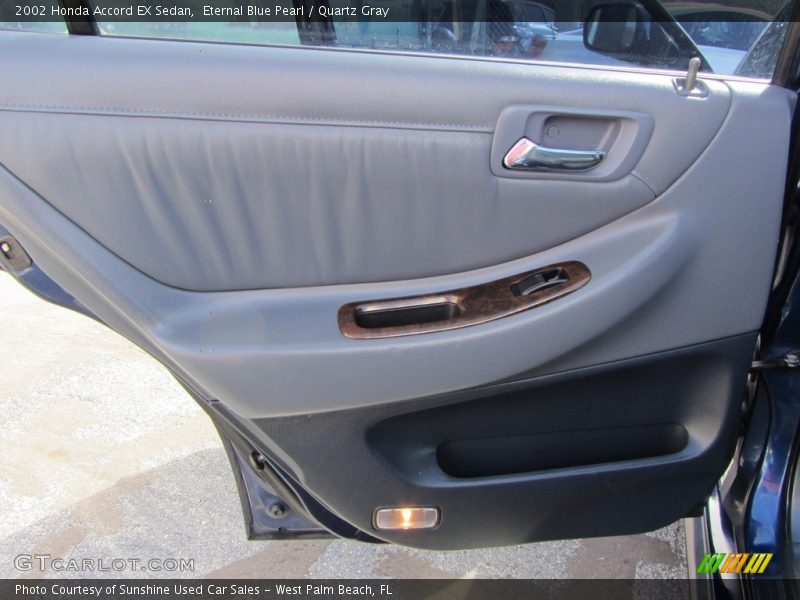 Eternal Blue Pearl / Quartz Gray 2002 Honda Accord EX Sedan