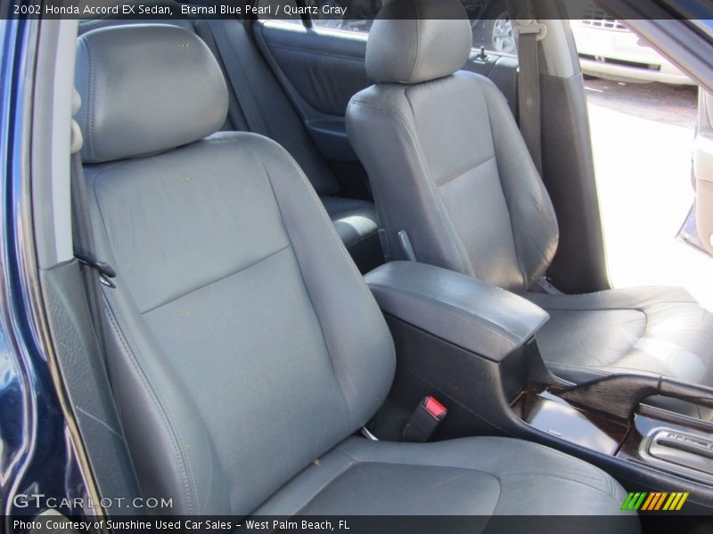 Eternal Blue Pearl / Quartz Gray 2002 Honda Accord EX Sedan