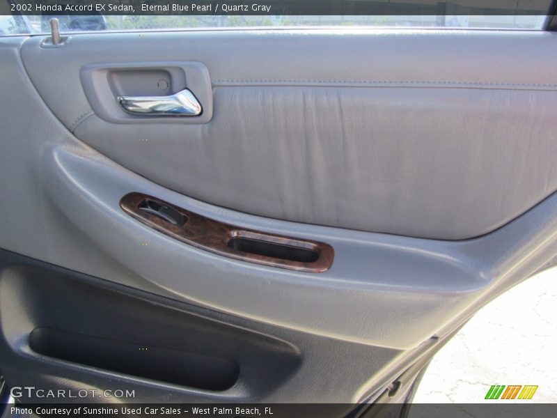 Eternal Blue Pearl / Quartz Gray 2002 Honda Accord EX Sedan