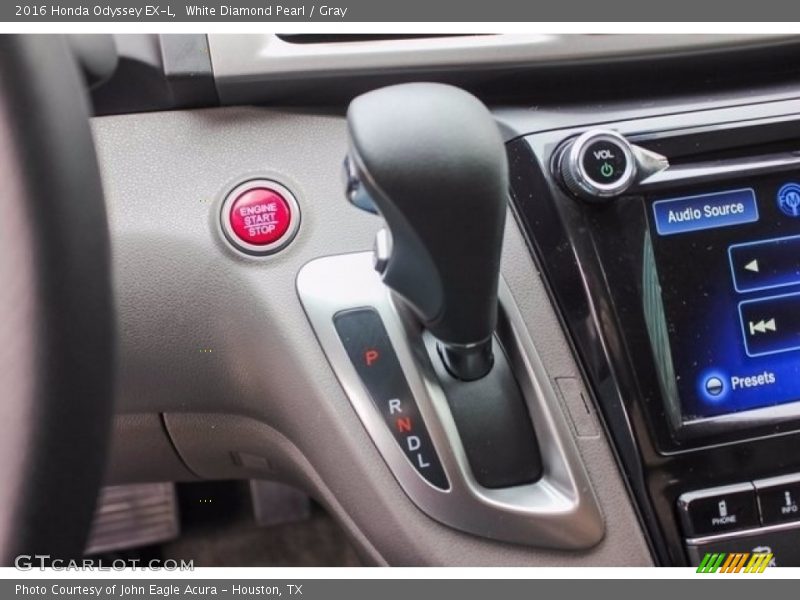 White Diamond Pearl / Gray 2016 Honda Odyssey EX-L