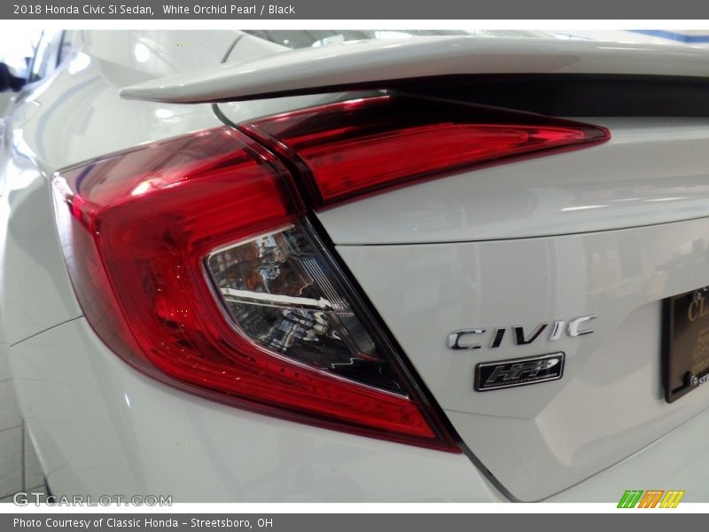 White Orchid Pearl / Black 2018 Honda Civic Si Sedan