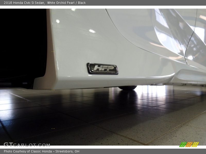 White Orchid Pearl / Black 2018 Honda Civic Si Sedan