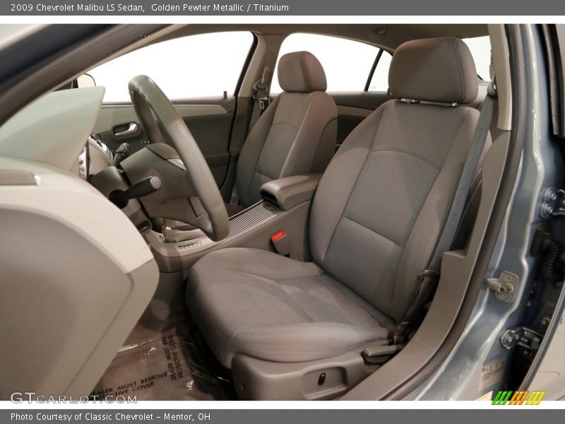Golden Pewter Metallic / Titanium 2009 Chevrolet Malibu LS Sedan