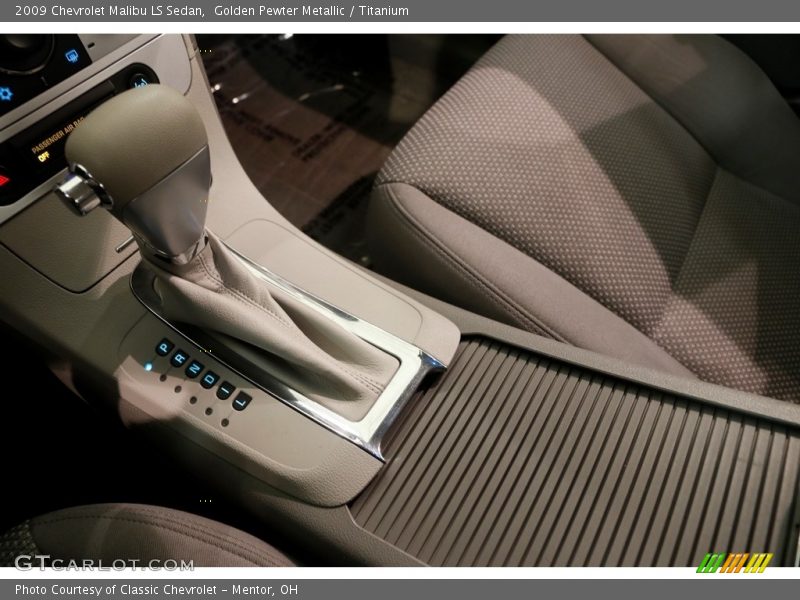 Golden Pewter Metallic / Titanium 2009 Chevrolet Malibu LS Sedan