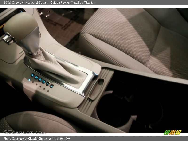 Golden Pewter Metallic / Titanium 2009 Chevrolet Malibu LS Sedan