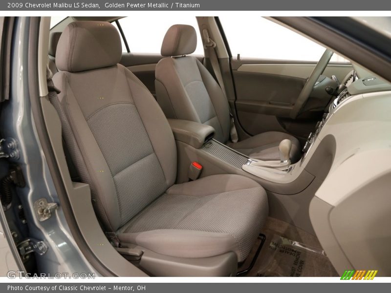 Golden Pewter Metallic / Titanium 2009 Chevrolet Malibu LS Sedan