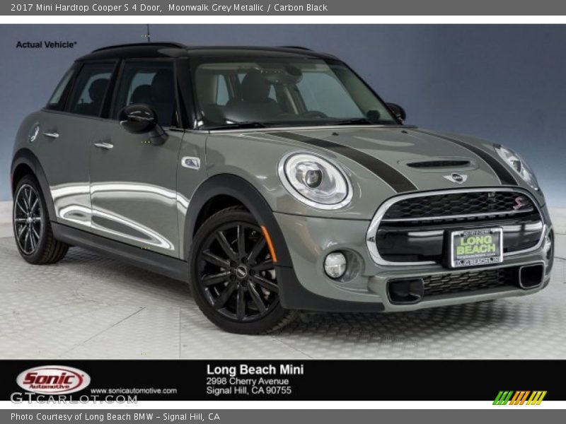 Moonwalk Grey Metallic / Carbon Black 2017 Mini Hardtop Cooper S 4 Door