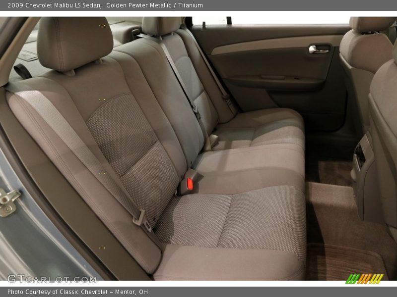 Golden Pewter Metallic / Titanium 2009 Chevrolet Malibu LS Sedan