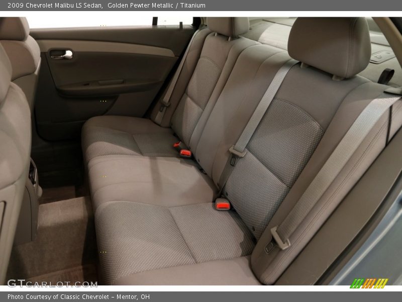 Golden Pewter Metallic / Titanium 2009 Chevrolet Malibu LS Sedan