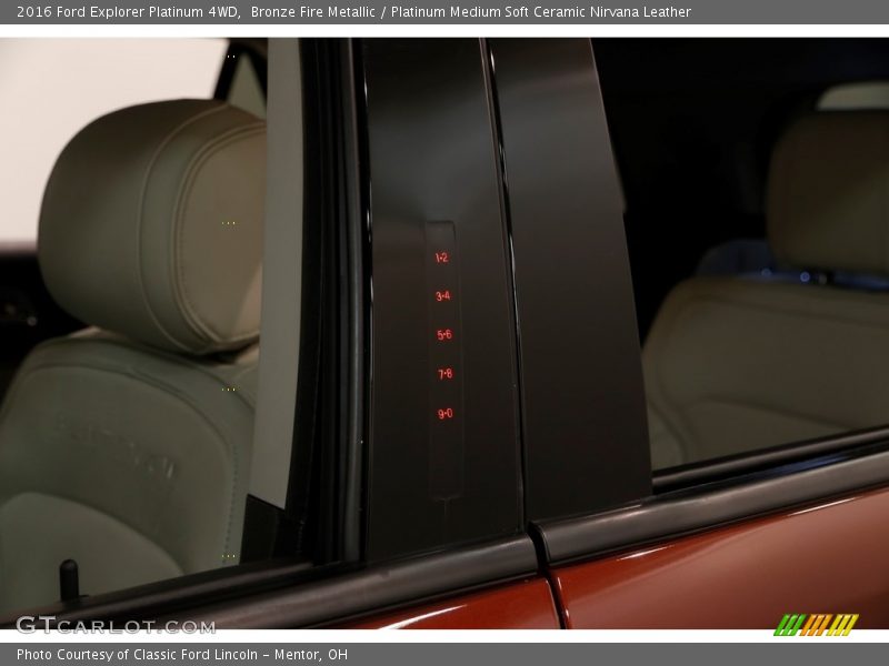 Bronze Fire Metallic / Platinum Medium Soft Ceramic Nirvana Leather 2016 Ford Explorer Platinum 4WD