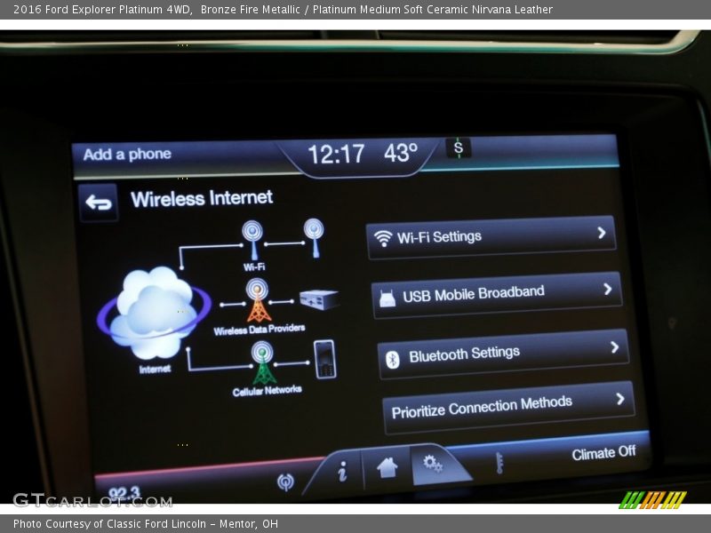 Bronze Fire Metallic / Platinum Medium Soft Ceramic Nirvana Leather 2016 Ford Explorer Platinum 4WD