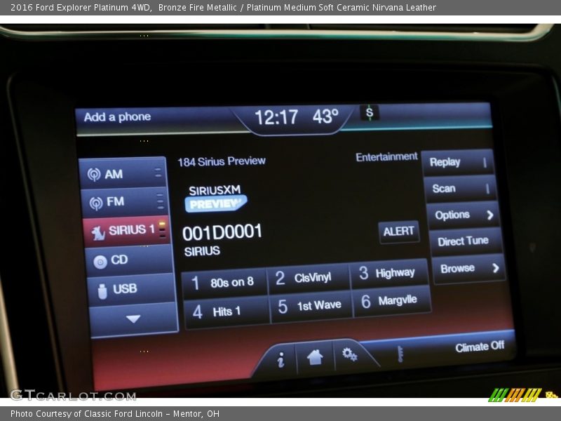 Bronze Fire Metallic / Platinum Medium Soft Ceramic Nirvana Leather 2016 Ford Explorer Platinum 4WD