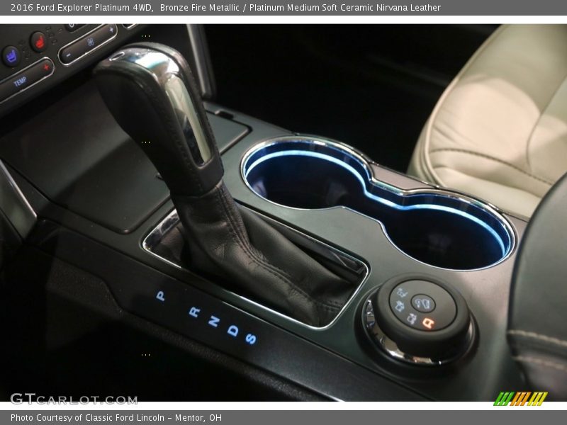 Bronze Fire Metallic / Platinum Medium Soft Ceramic Nirvana Leather 2016 Ford Explorer Platinum 4WD