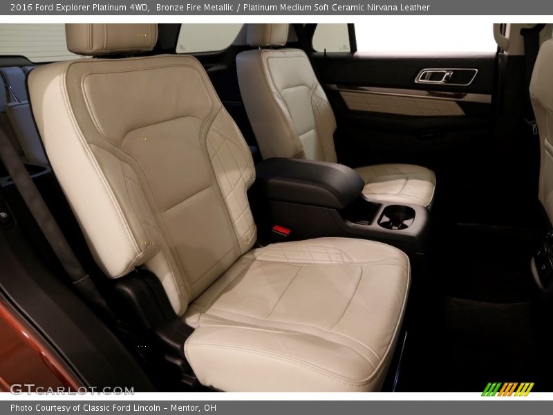 Bronze Fire Metallic / Platinum Medium Soft Ceramic Nirvana Leather 2016 Ford Explorer Platinum 4WD