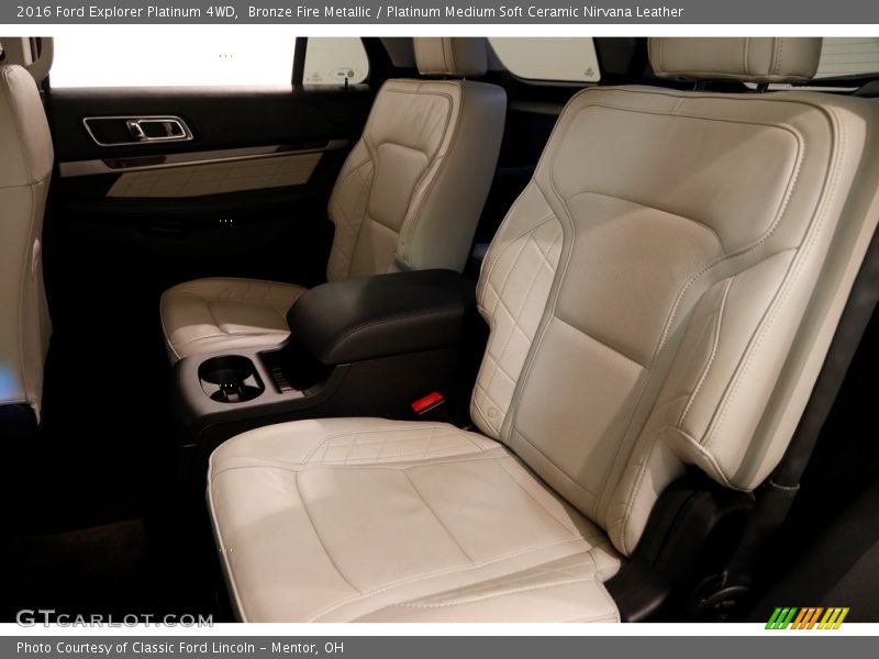 Bronze Fire Metallic / Platinum Medium Soft Ceramic Nirvana Leather 2016 Ford Explorer Platinum 4WD