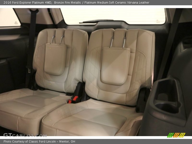 Bronze Fire Metallic / Platinum Medium Soft Ceramic Nirvana Leather 2016 Ford Explorer Platinum 4WD
