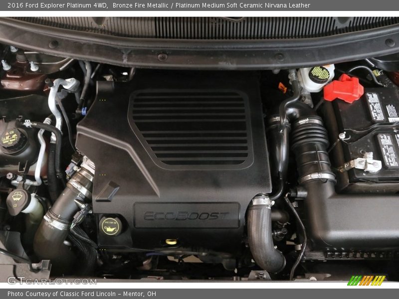 Bronze Fire Metallic / Platinum Medium Soft Ceramic Nirvana Leather 2016 Ford Explorer Platinum 4WD