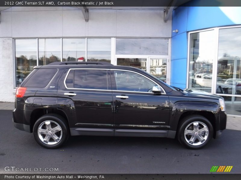 Carbon Black Metallic / Jet Black 2012 GMC Terrain SLT AWD