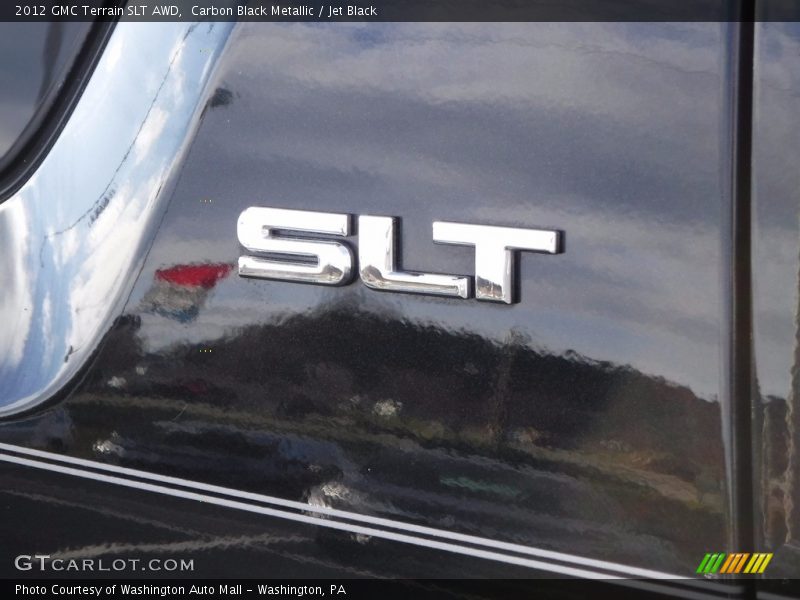 Carbon Black Metallic / Jet Black 2012 GMC Terrain SLT AWD