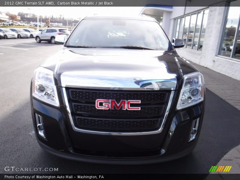Carbon Black Metallic / Jet Black 2012 GMC Terrain SLT AWD