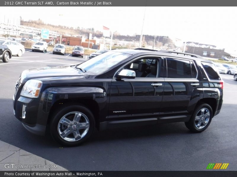 Carbon Black Metallic / Jet Black 2012 GMC Terrain SLT AWD