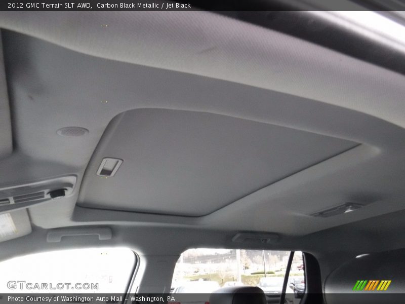 Carbon Black Metallic / Jet Black 2012 GMC Terrain SLT AWD