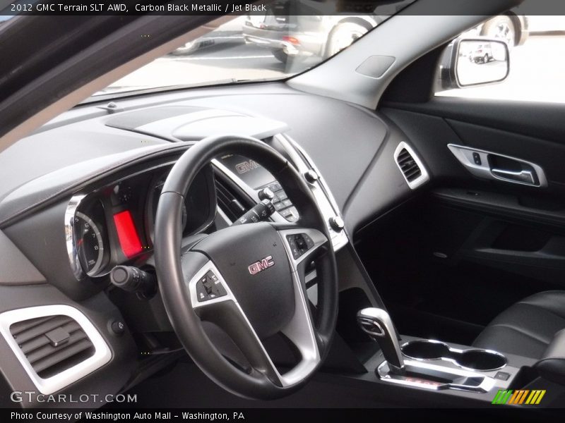 Carbon Black Metallic / Jet Black 2012 GMC Terrain SLT AWD