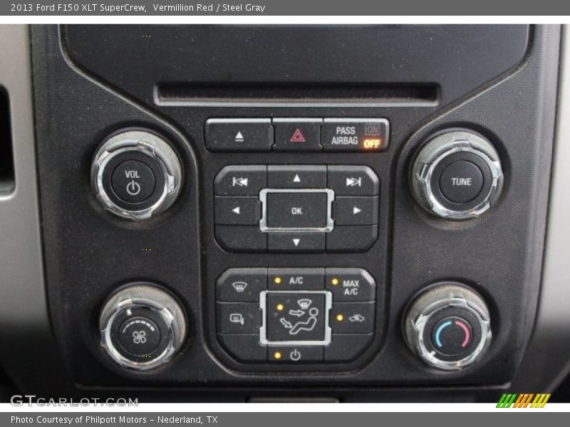 Vermillion Red / Steel Gray 2013 Ford F150 XLT SuperCrew