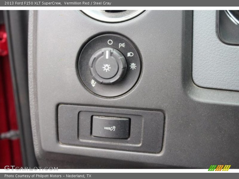 Vermillion Red / Steel Gray 2013 Ford F150 XLT SuperCrew