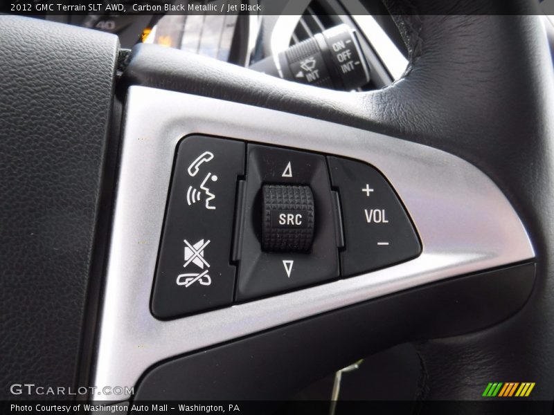 Carbon Black Metallic / Jet Black 2012 GMC Terrain SLT AWD