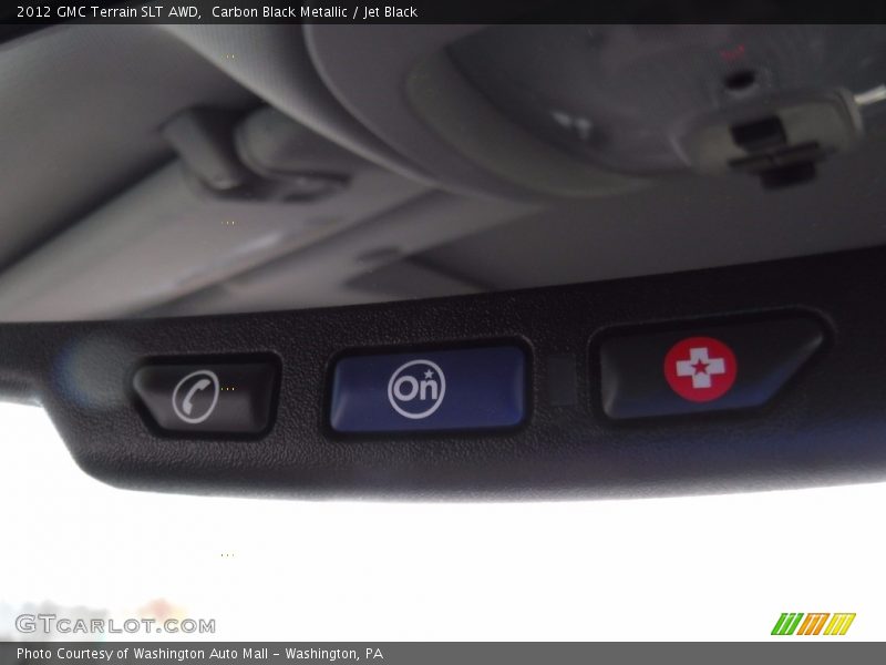 Carbon Black Metallic / Jet Black 2012 GMC Terrain SLT AWD
