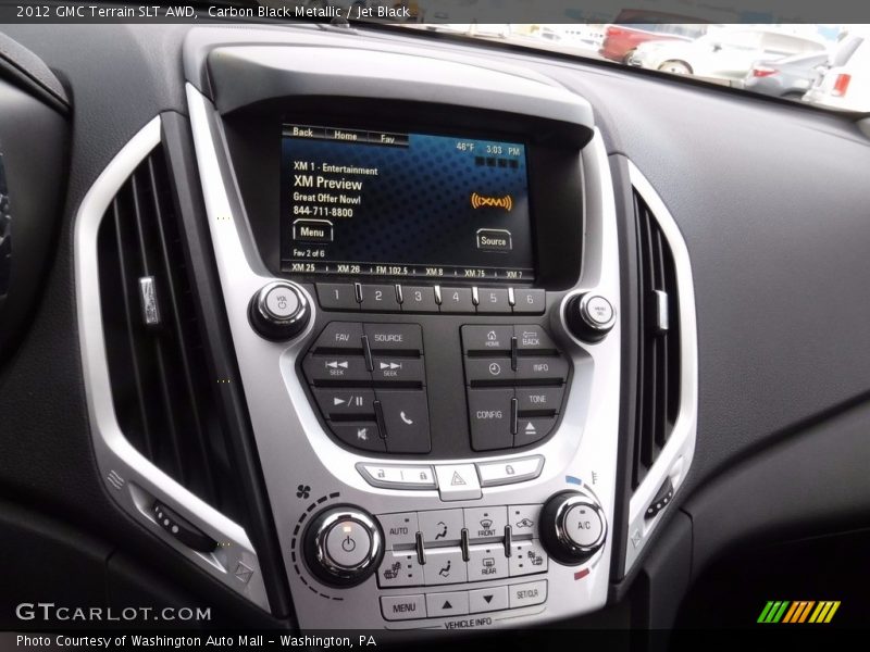 Carbon Black Metallic / Jet Black 2012 GMC Terrain SLT AWD