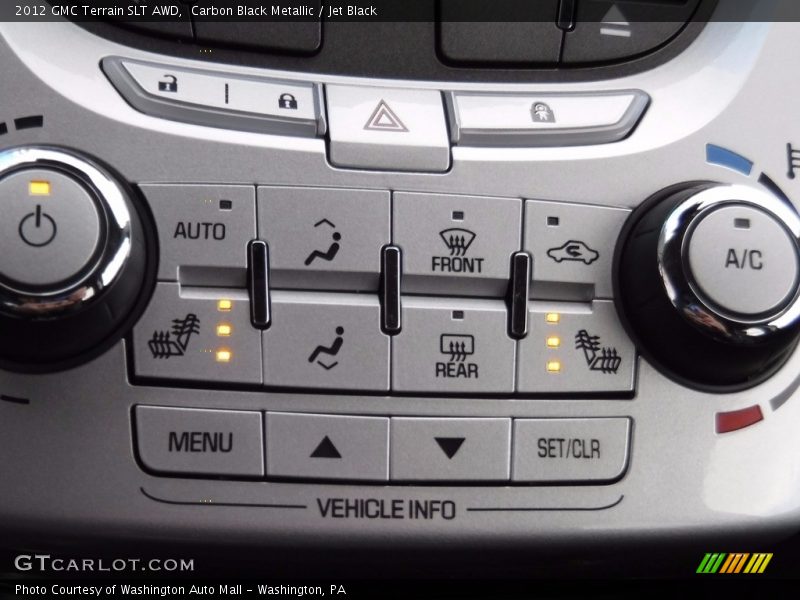Carbon Black Metallic / Jet Black 2012 GMC Terrain SLT AWD