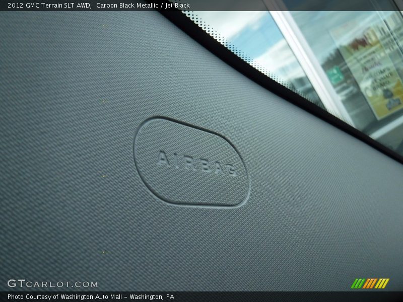 Carbon Black Metallic / Jet Black 2012 GMC Terrain SLT AWD