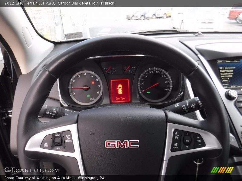 Carbon Black Metallic / Jet Black 2012 GMC Terrain SLT AWD