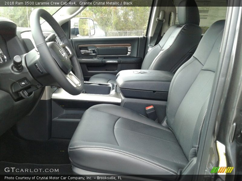  2018 3500 Laramie Crew Cab 4x4 Black Interior