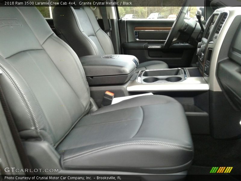 Front Seat of 2018 3500 Laramie Crew Cab 4x4