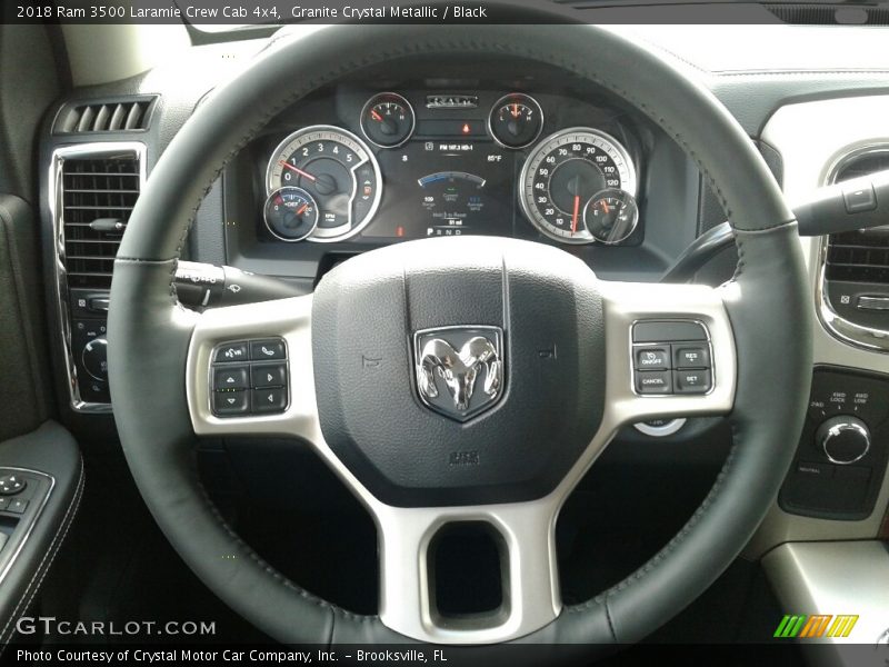  2018 3500 Laramie Crew Cab 4x4 Steering Wheel