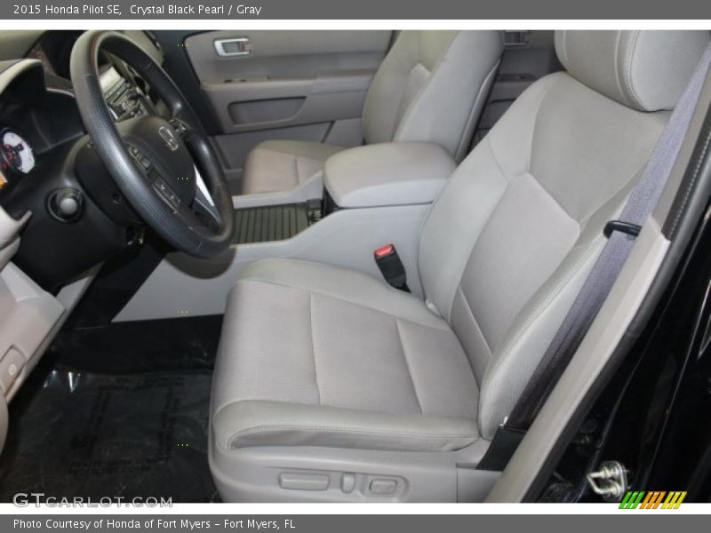 Crystal Black Pearl / Gray 2015 Honda Pilot SE