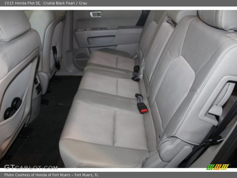 Crystal Black Pearl / Gray 2015 Honda Pilot SE