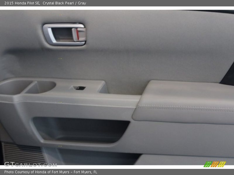 Crystal Black Pearl / Gray 2015 Honda Pilot SE