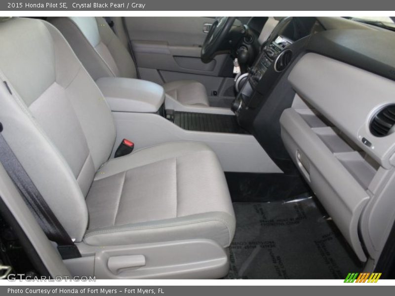 Crystal Black Pearl / Gray 2015 Honda Pilot SE
