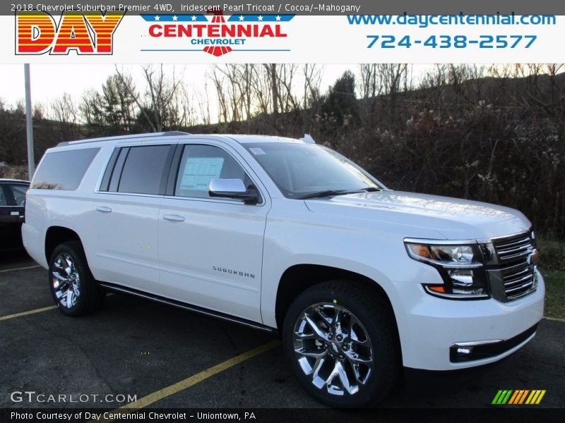 Iridescent Pearl Tricoat / Cocoa/­Mahogany 2018 Chevrolet Suburban Premier 4WD