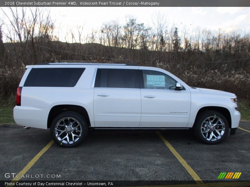 Iridescent Pearl Tricoat / Cocoa/­Mahogany 2018 Chevrolet Suburban Premier 4WD